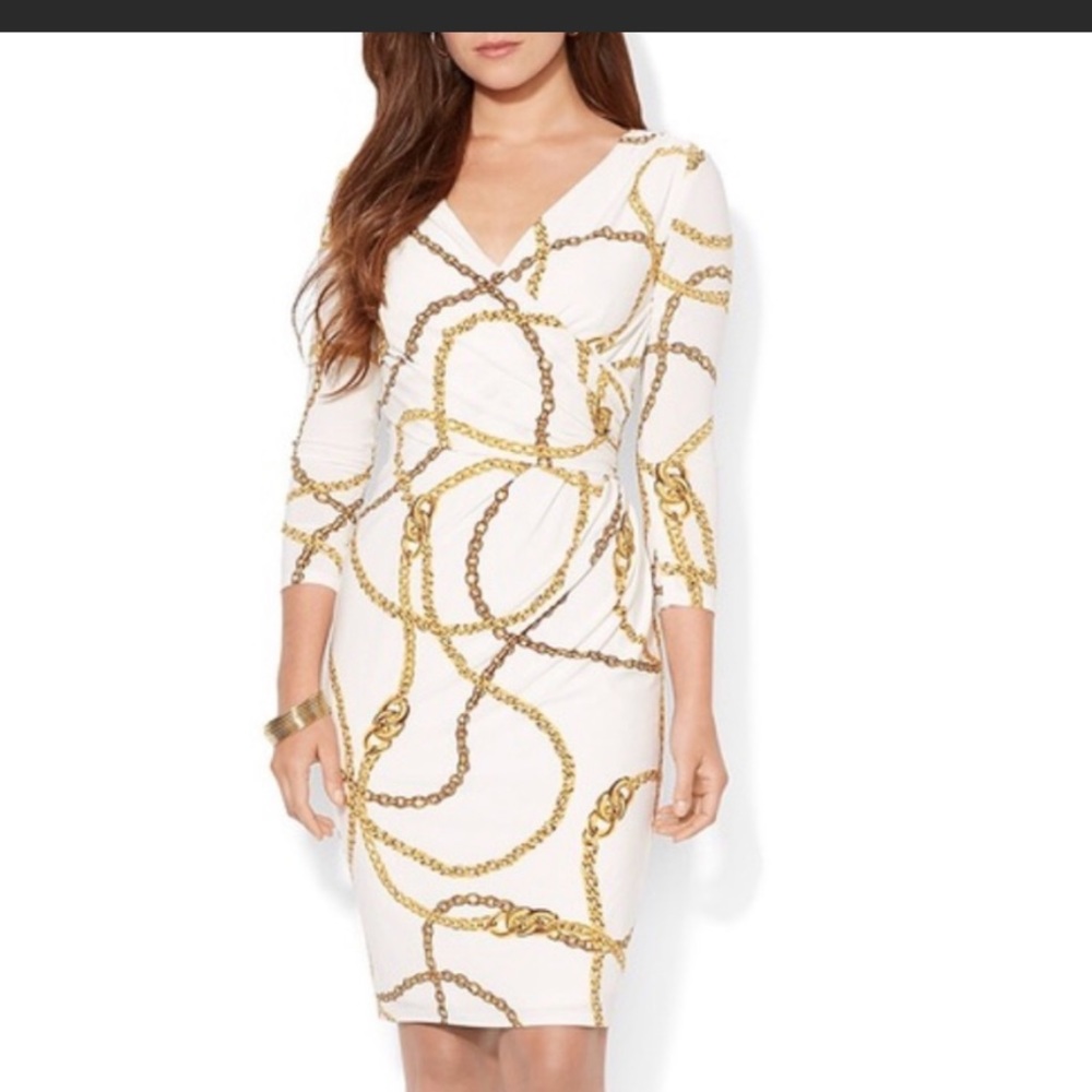 Lauren Ralph Lauren chain print dress